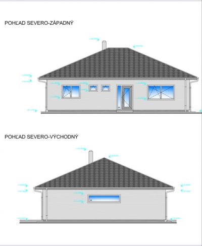 FOX * 4 izbový rodinný dom typ / Bungalov / v štádiu HOLODOM * pozemok 570 m2 * Šúrovce - 21