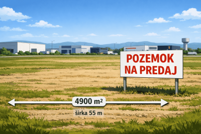 FOX - Investičná príležitosť - pozemok v rastúcej priemyselnej zóne Piešťan 