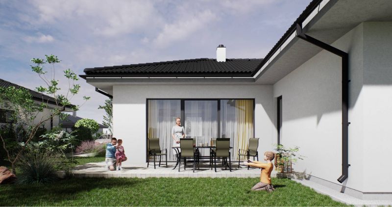 FOX - NOVOSTAVBY RD s exkluzívnym výhľadom * Smolenice * rezidenčná lokalita * pozemok 524 m2 - 21