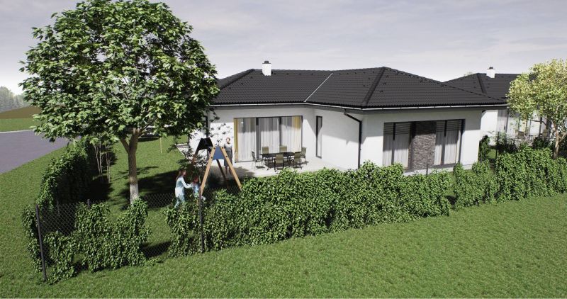 FOX - NOVOSTAVBY RD s exkluzívnym výhľadom * Smolenice * rezidenčná lokalita * pozemok 524 m2 - 24