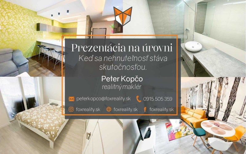 FOX - REZERVOVANÉ * 3 izbový byt * Čajkovského ul. * kompletná rekonštrukcia * vyhľadávaná lokalita - 5